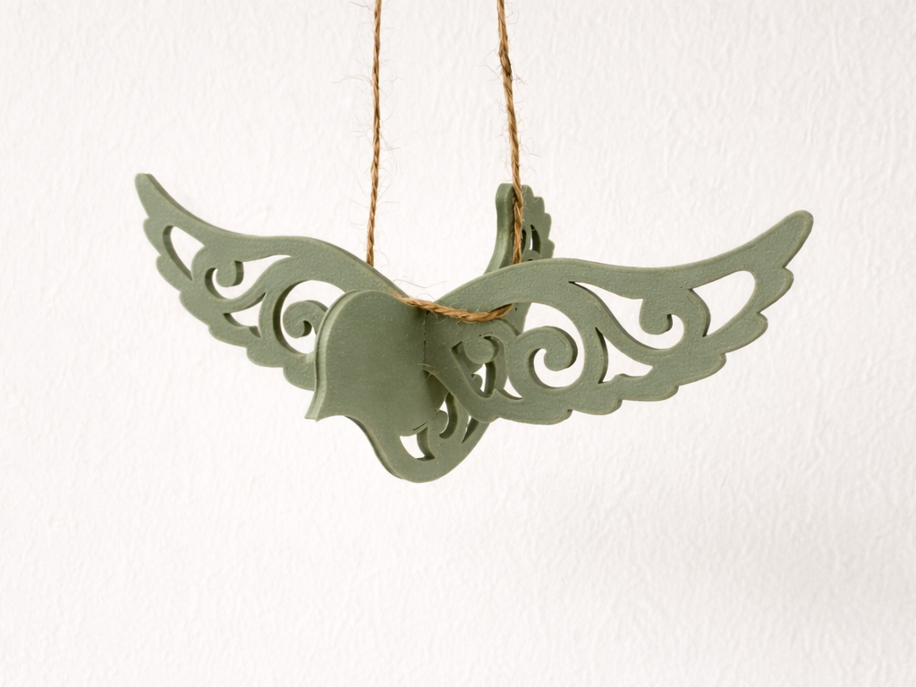 Stylized Decorative Bird - Minimalist Art Piece