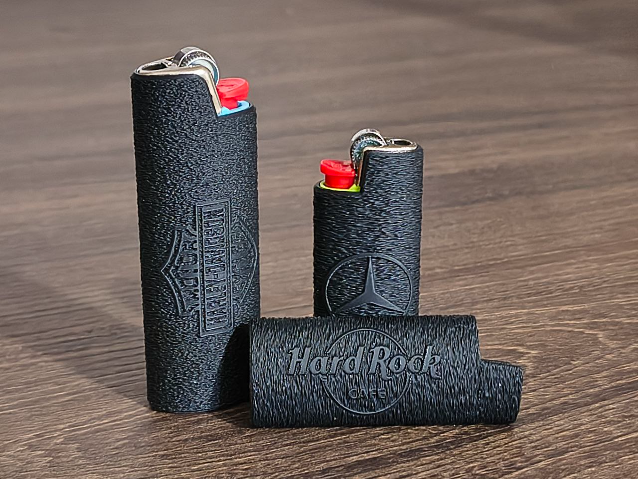 7 Type - 2 size Custom BIC Lighter Biker Covers