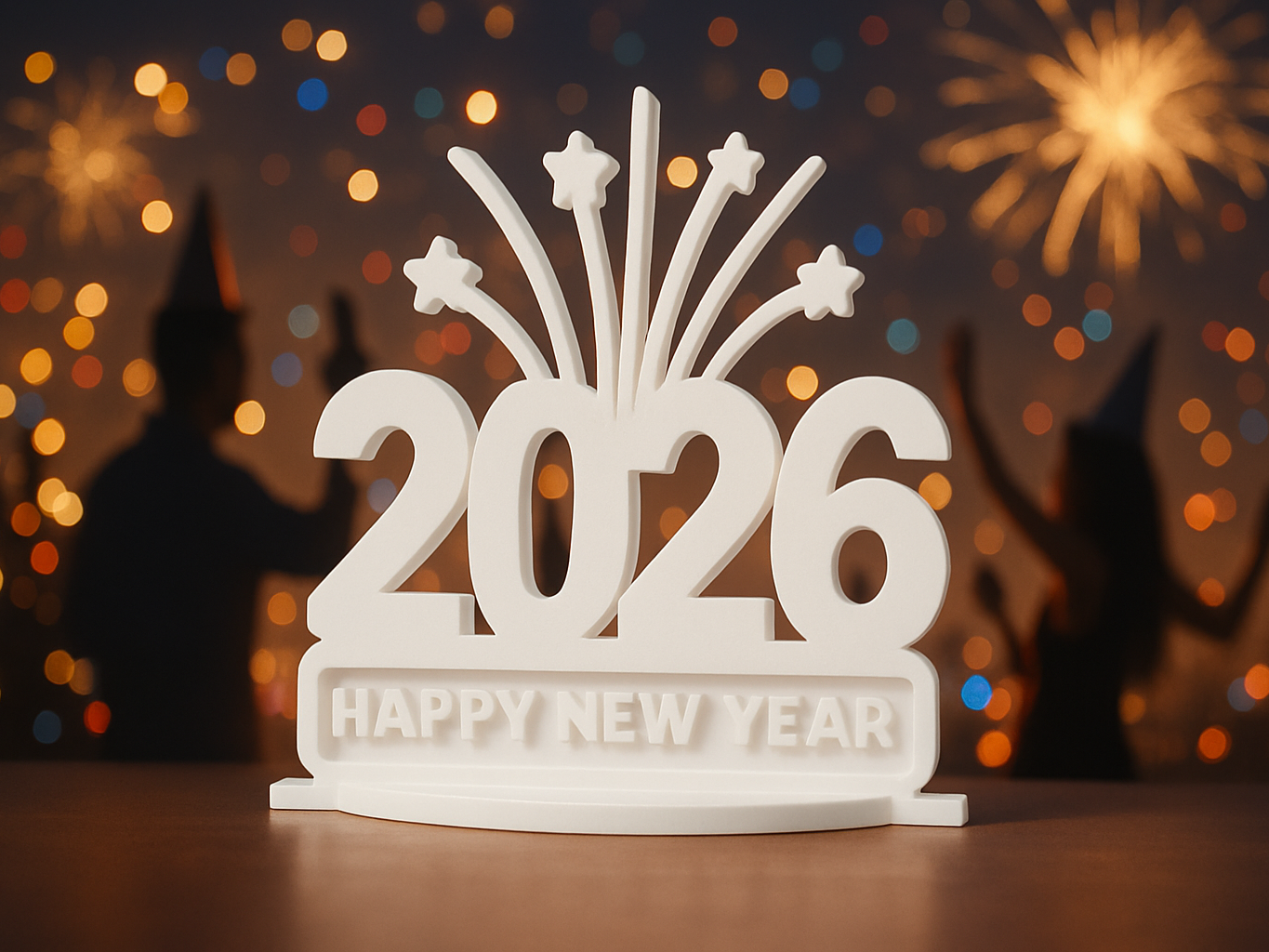 2026 New Year Tabletop Sign