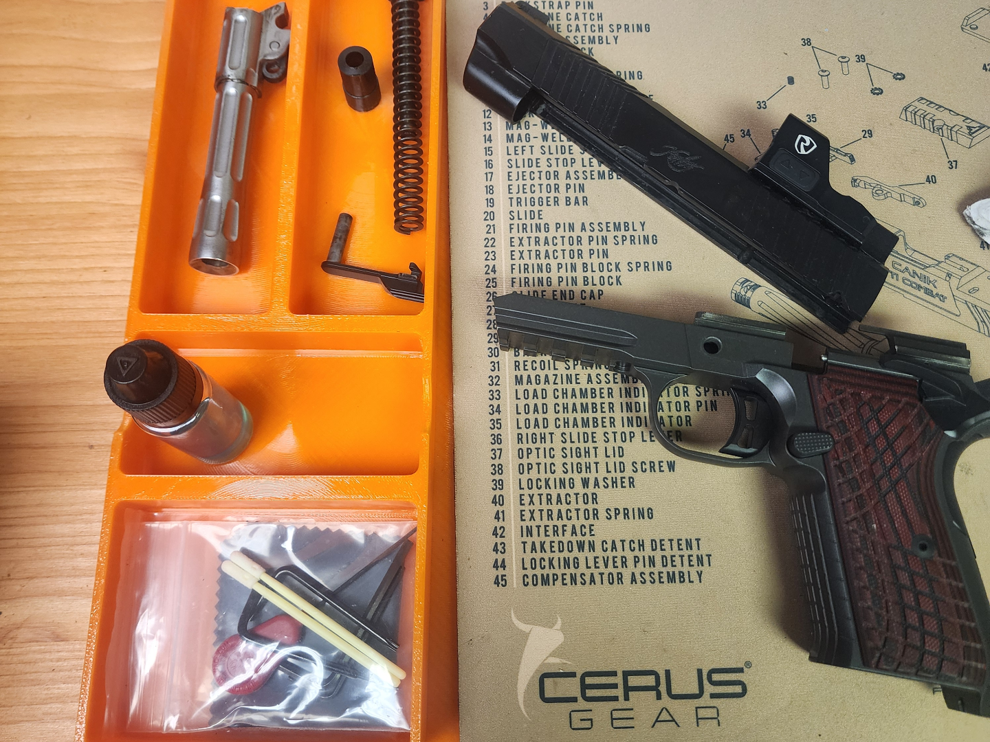 Gun Cleaning Tray