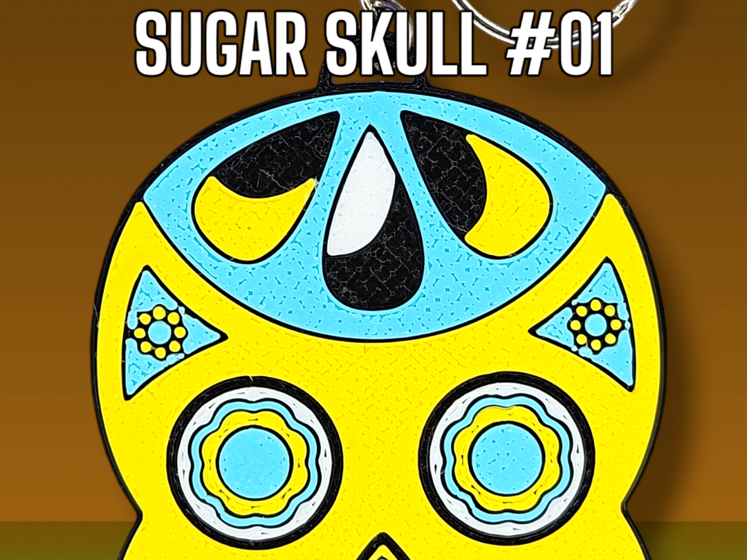 Sugar Skull Day of Dead Día de Muertos #01