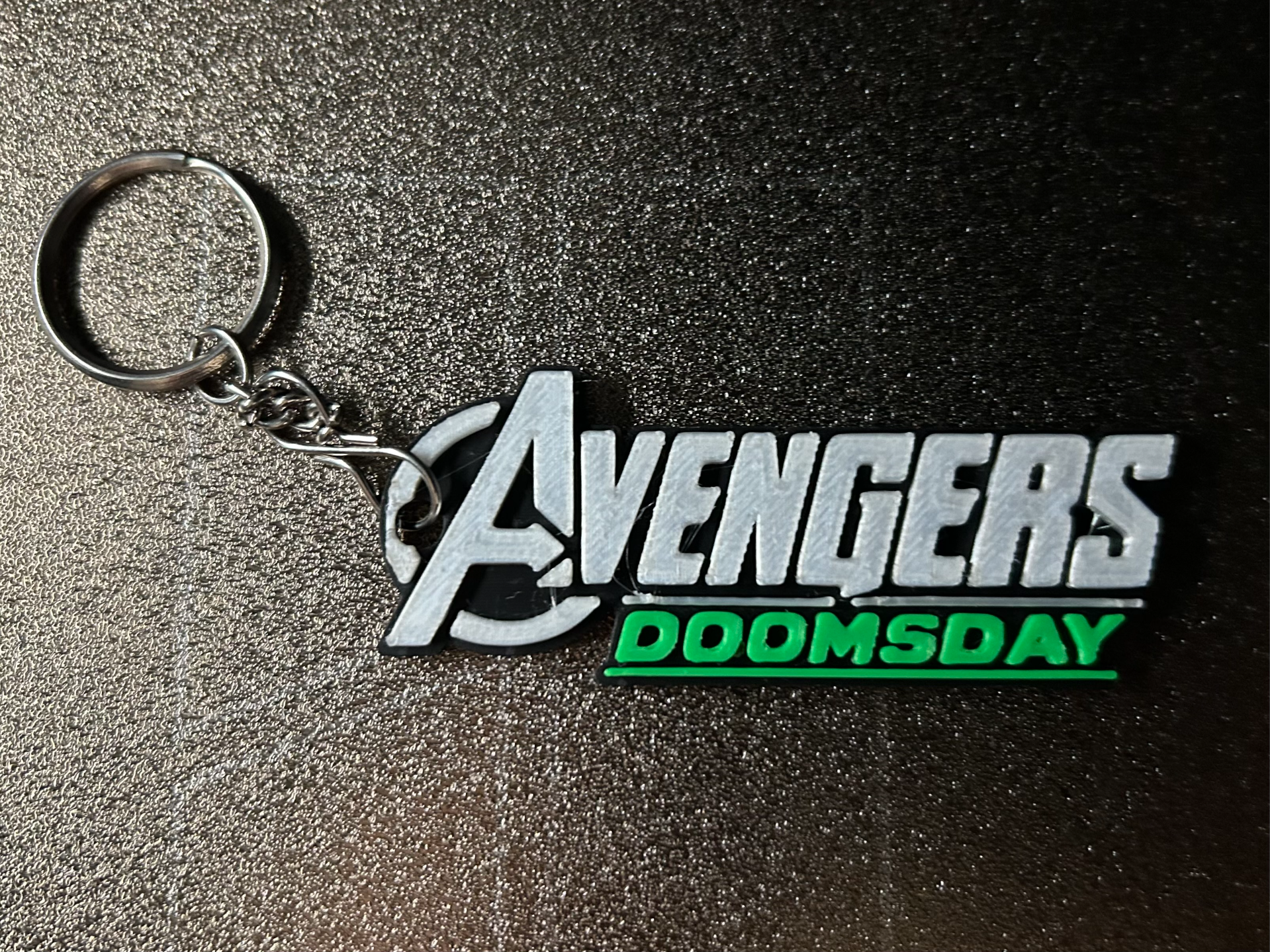 Avengers: Doomsday Logo Keychain (Layered)