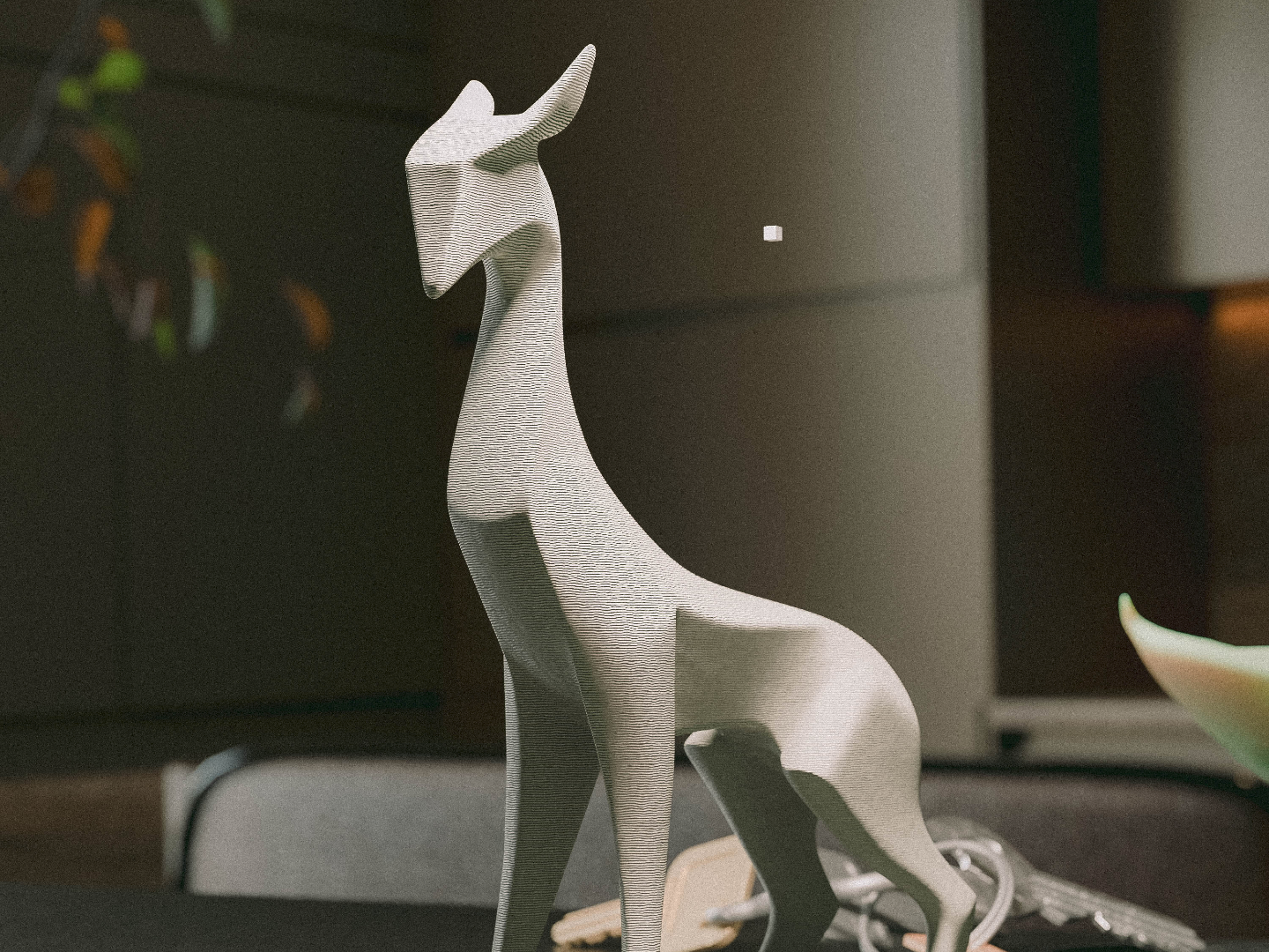 Low Poly Minimalistic Stag