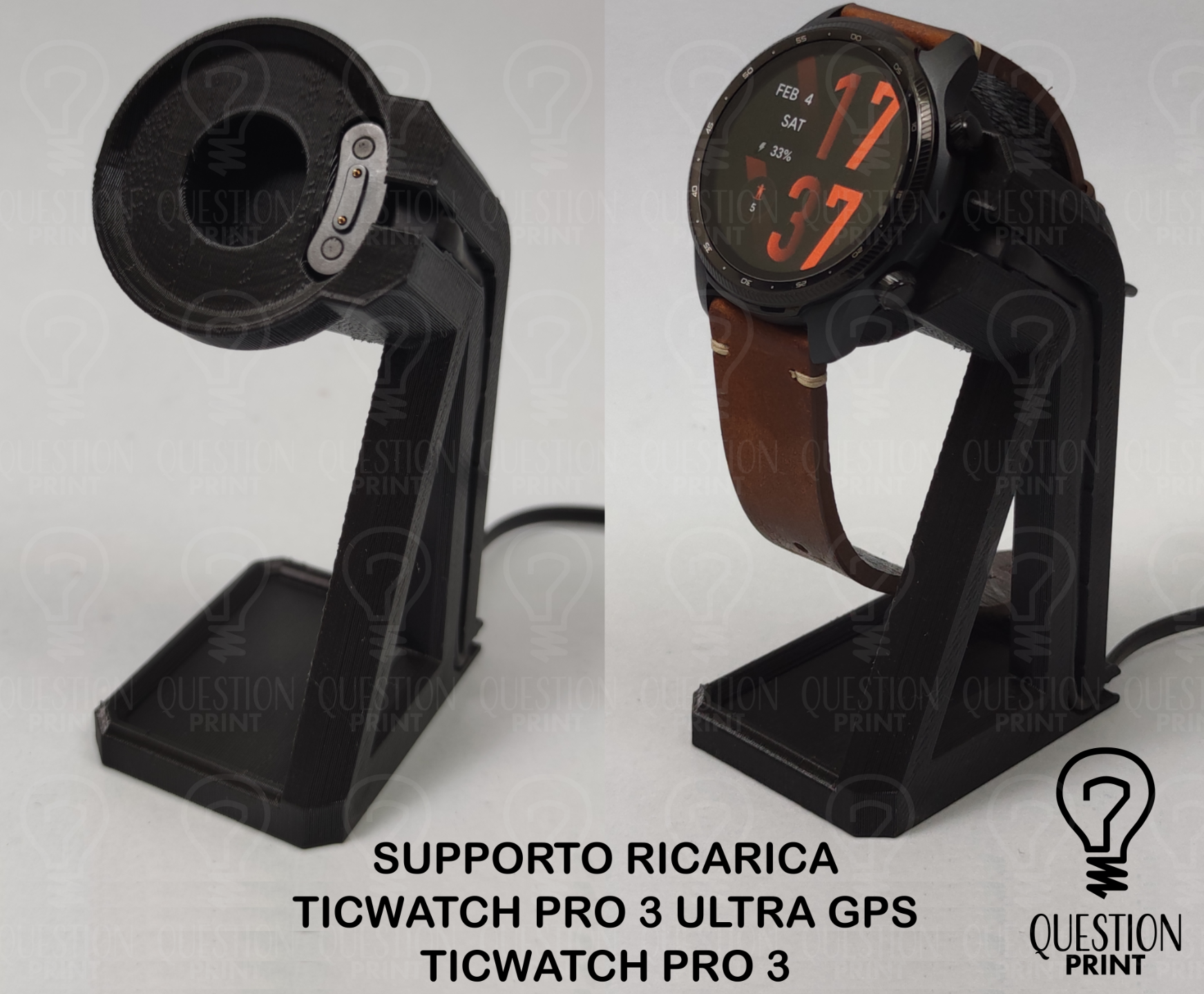 SUPPORTO RICARICA TICWATCH PRO 3 TICWATCH PRO 5