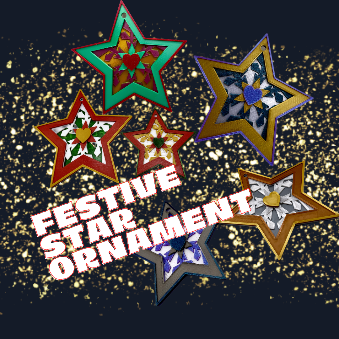 Festive Star Ornament