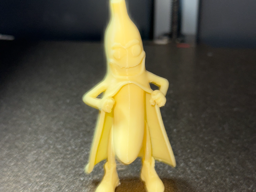 Banana Flasher STL – Comical Cartoon Fruit Figure