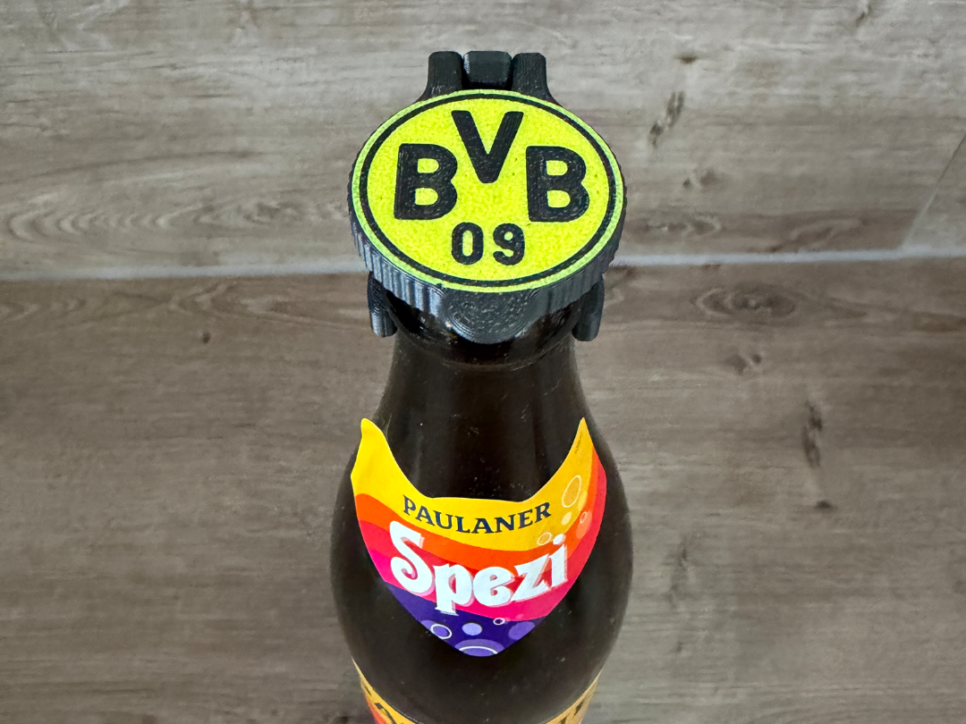 Borussia Dortmund Flaschen. / Insektenverschluss