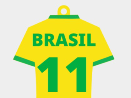 Camisa da Seleção Brasileira Personalizável