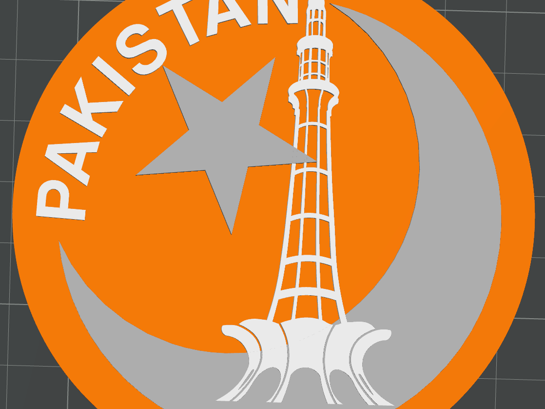 Pakistan Emblem Medallion