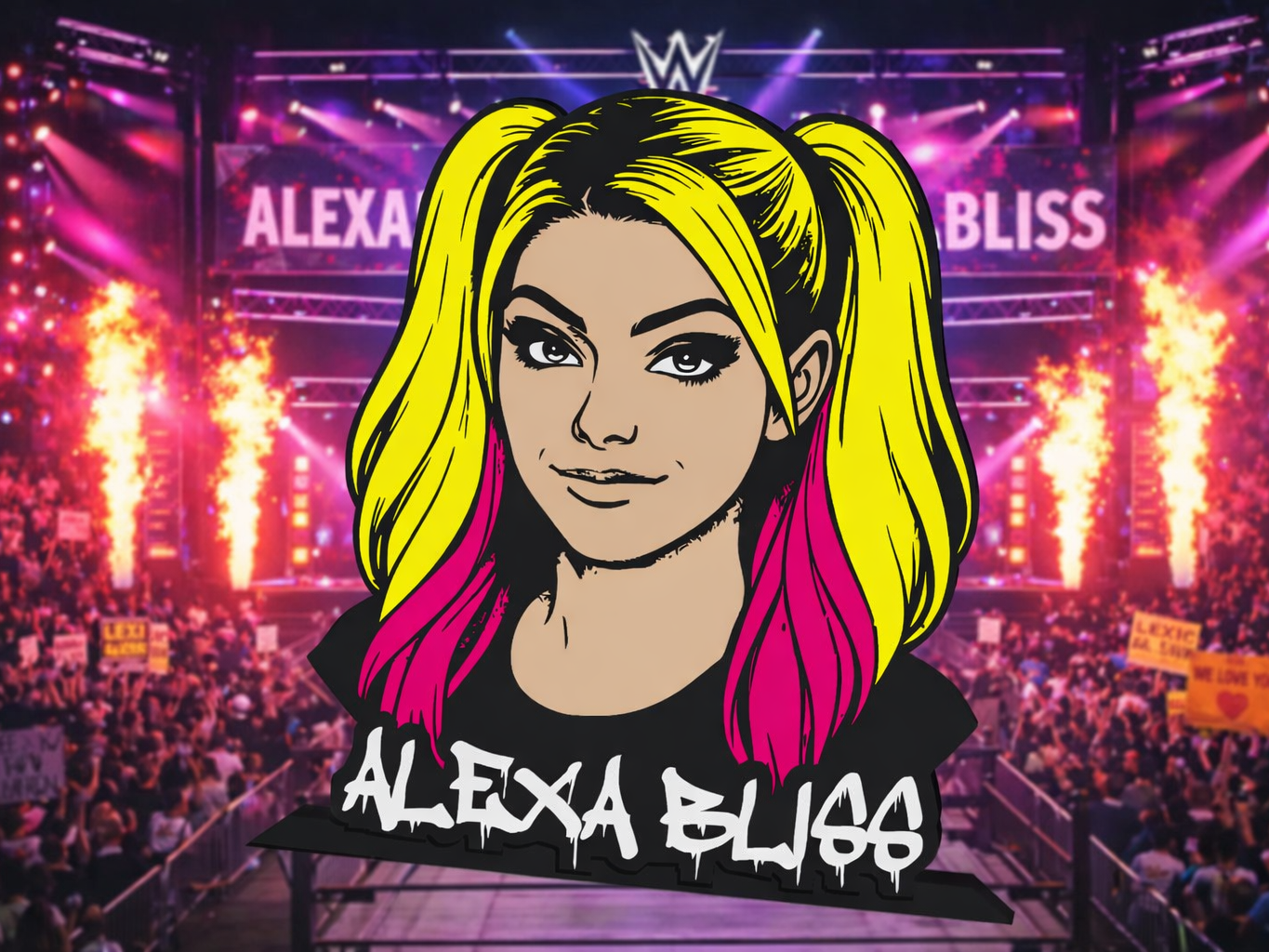 Alexa Bliss Table Stand