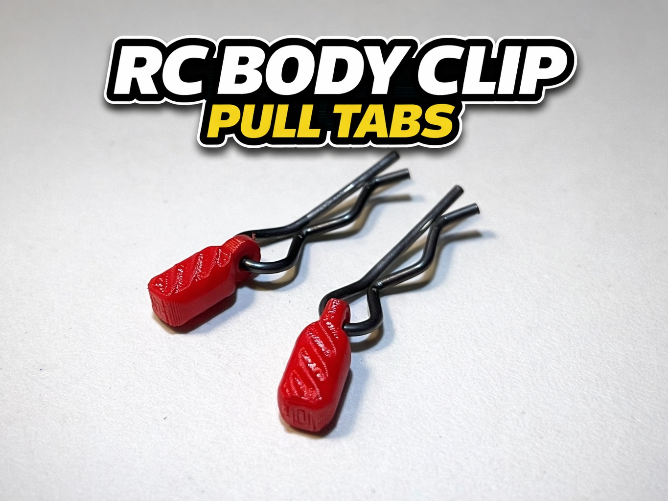 RC Body Clip / Pin Pull Tabs
