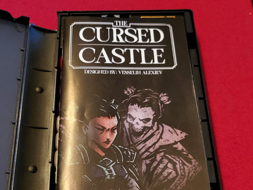 The Cursed Castle insert (Solo Game of the Month)