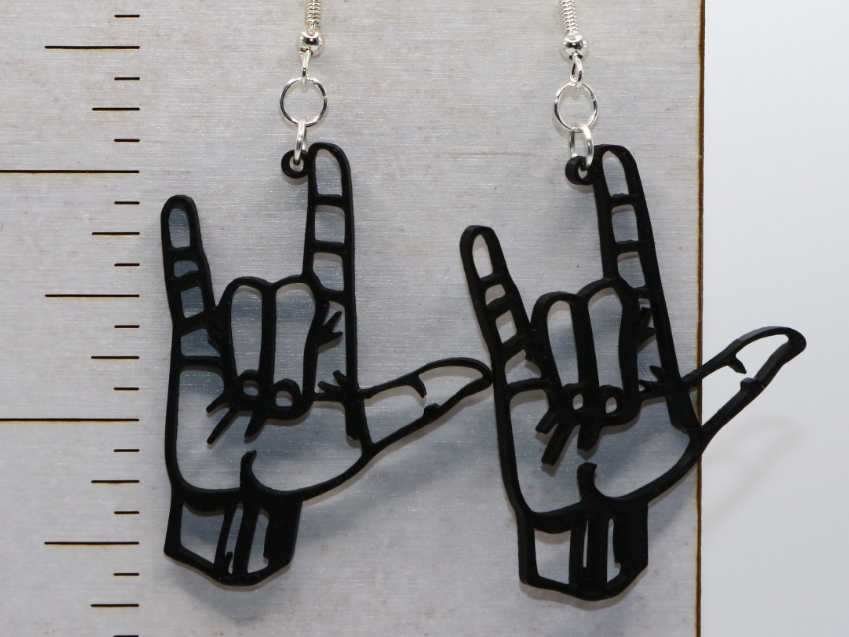 ASL Love Earrings