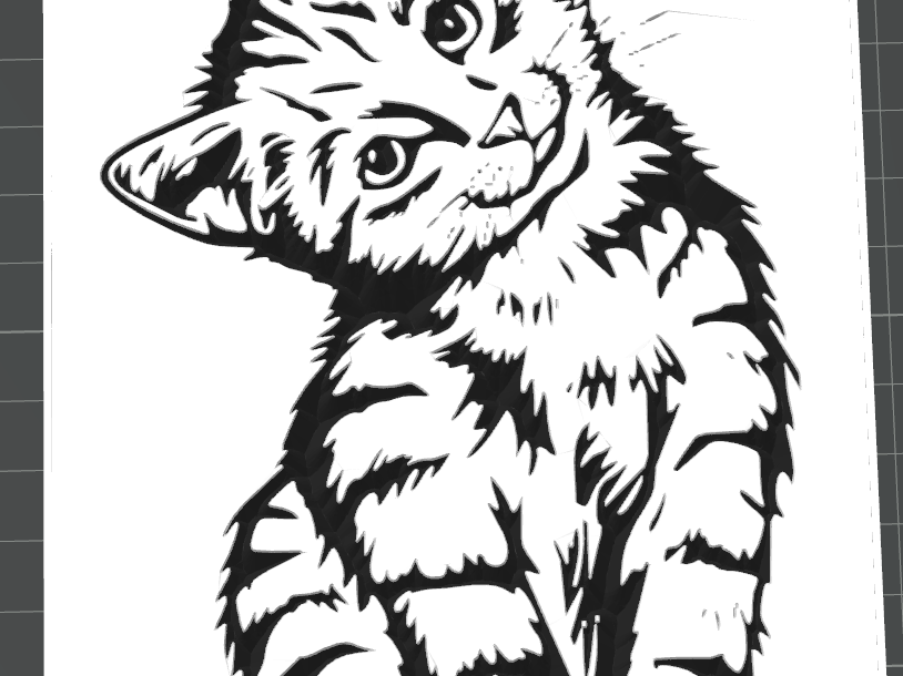 Panneau chat mechant