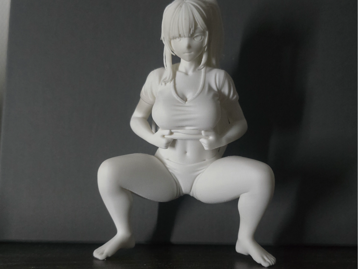 Bodyweight Full Squat Woman