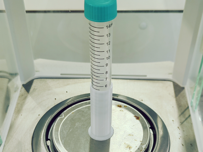 pesée tube Falcon 15mL
