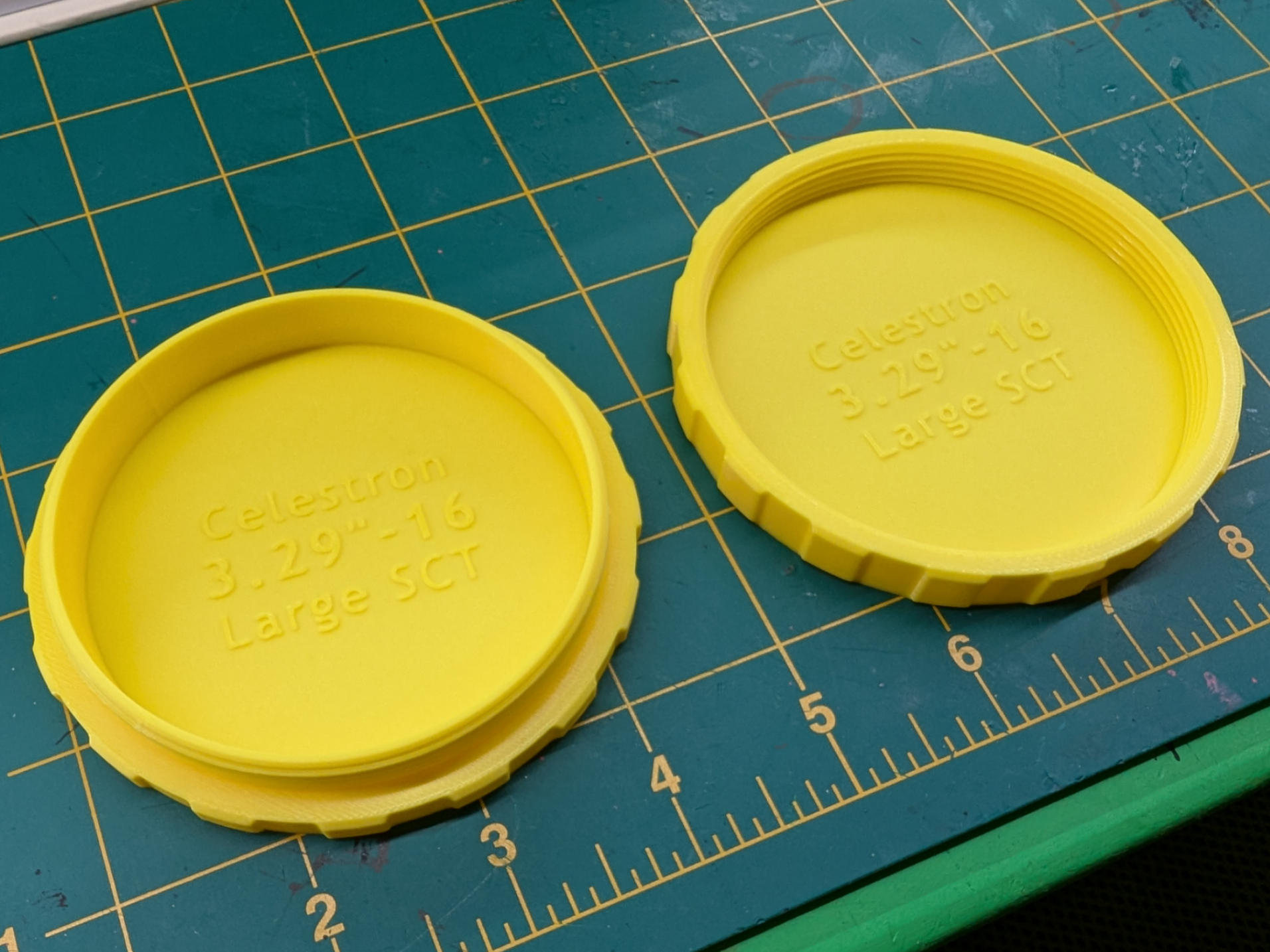 Celestron large SCT threaded dust caps