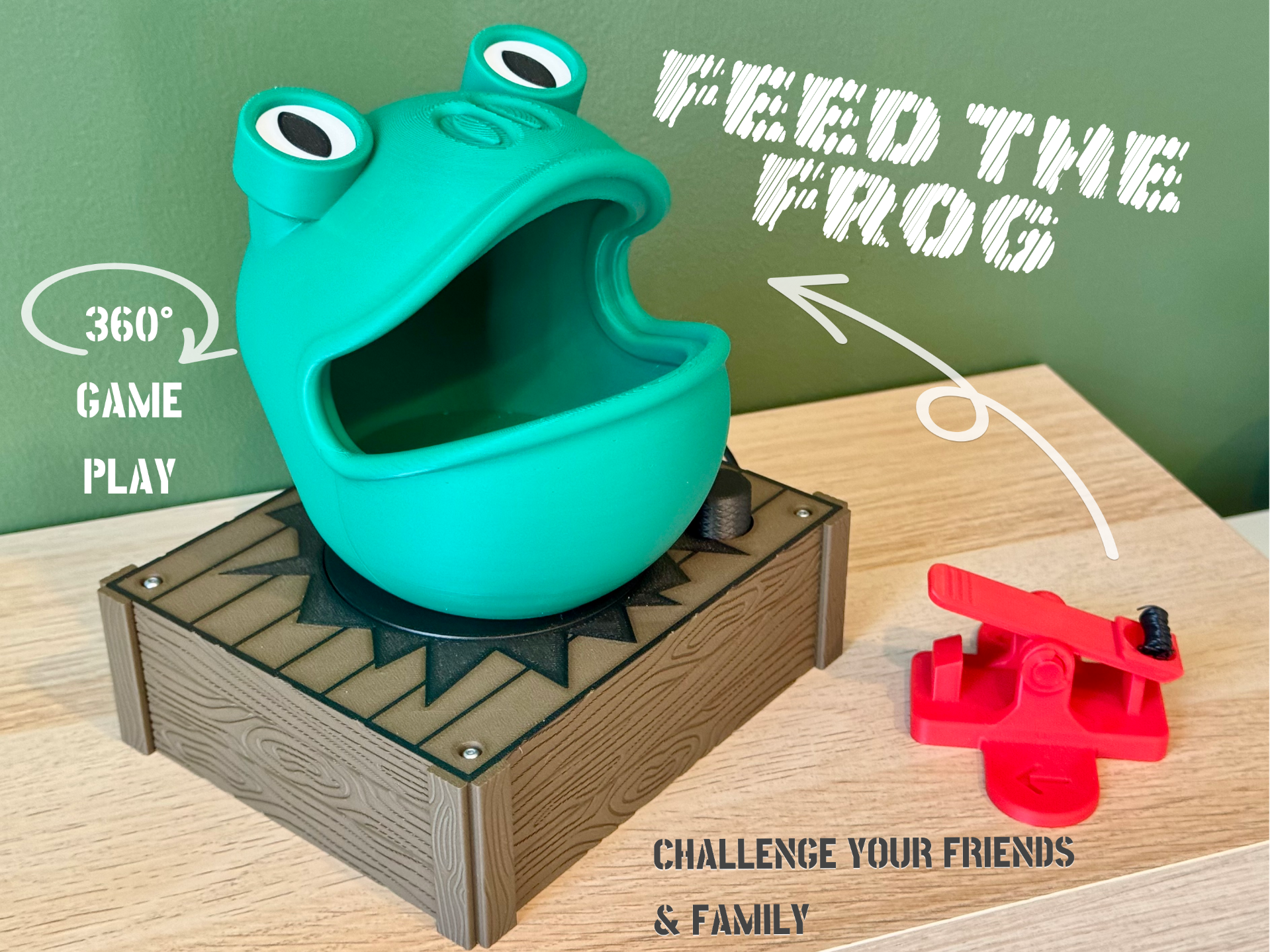 Feed the Frog: Fun Flinging Challenge