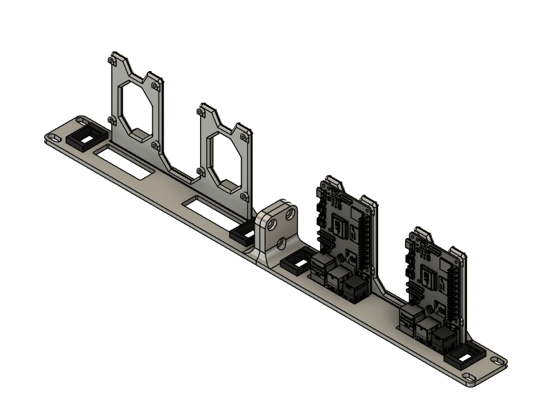 19-inch rack mount for 4 Raspberry Pi