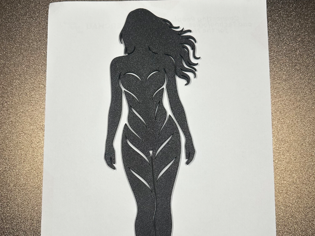 Sexy Wall Art Female Silhouette