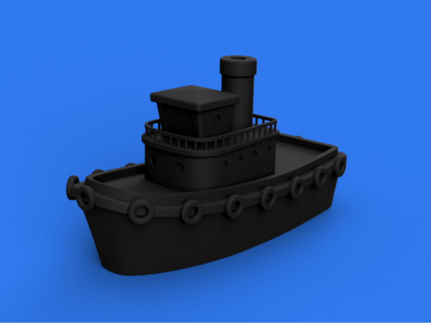 Actual Tugboat benchy, it Floats!