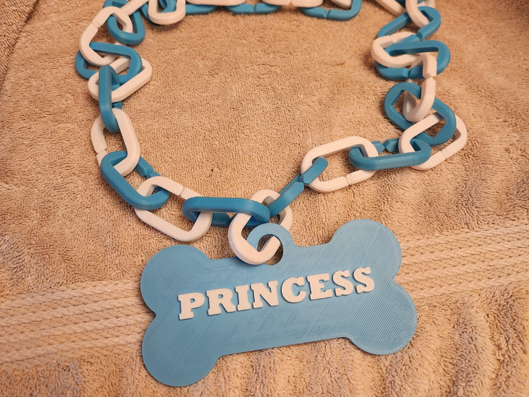 Dog Bone Pendant with (customizable name)