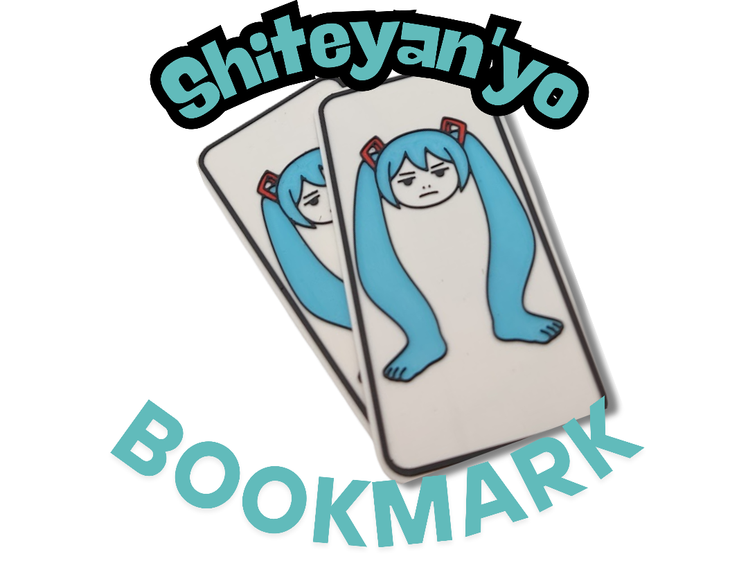 Shiteyan'yo / leg miku bookmark ( commercial )