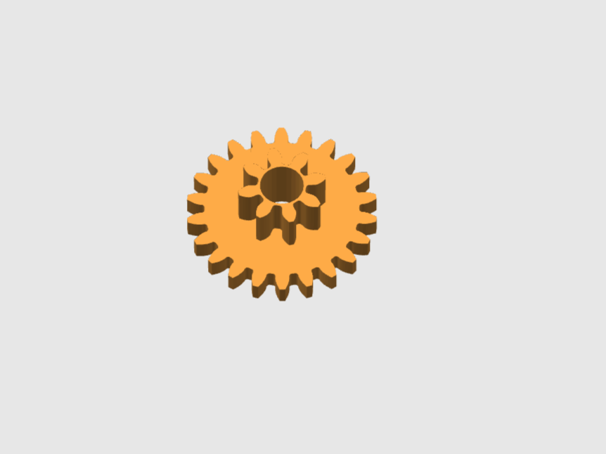 Replacement gear for kids bike bell
