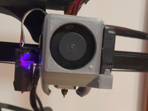 Ender3 V2 NEO Hotend Cover Stock 4010 Fan