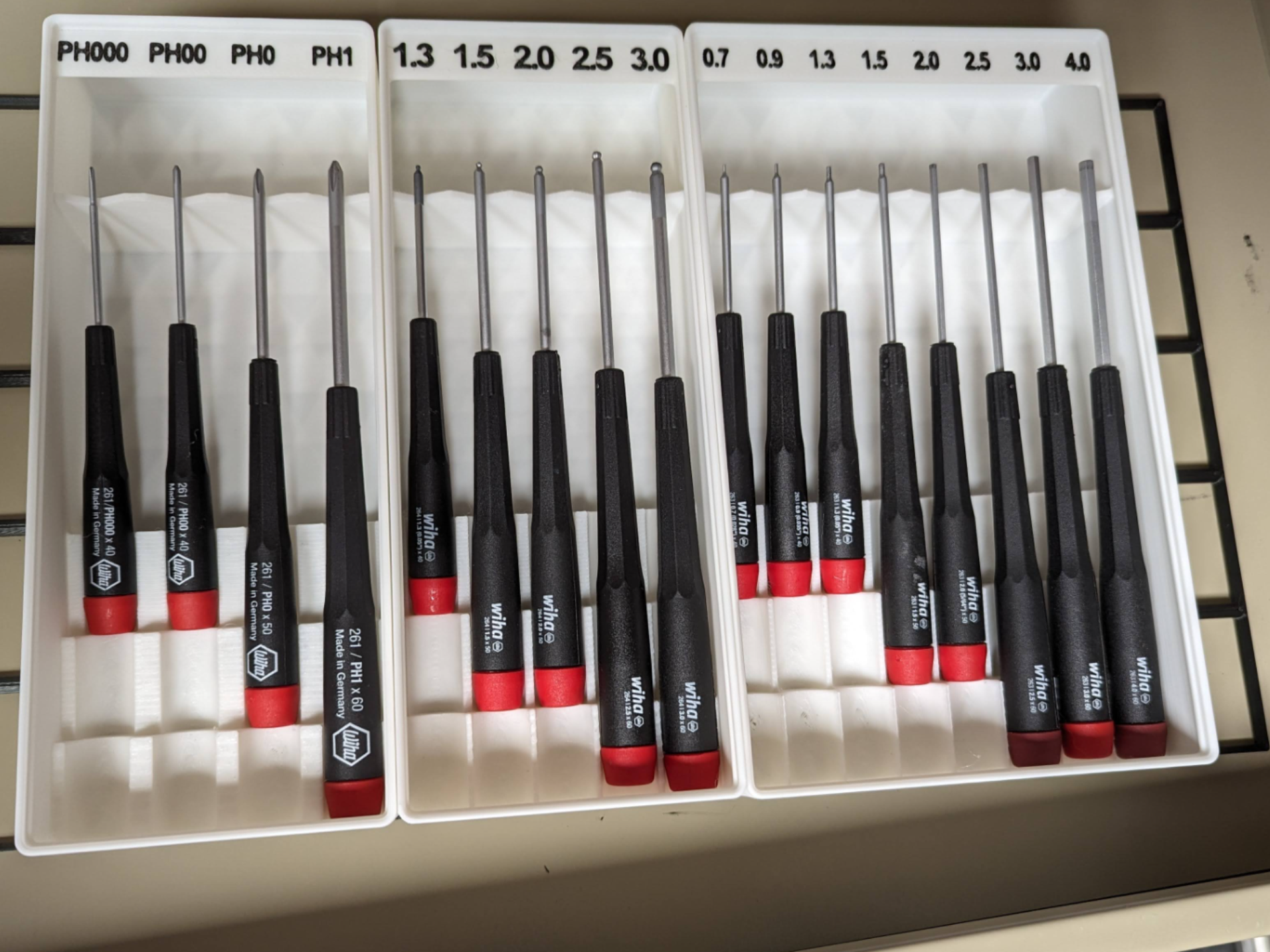 Gridfinity Wiha Precision Screwdriver Holder