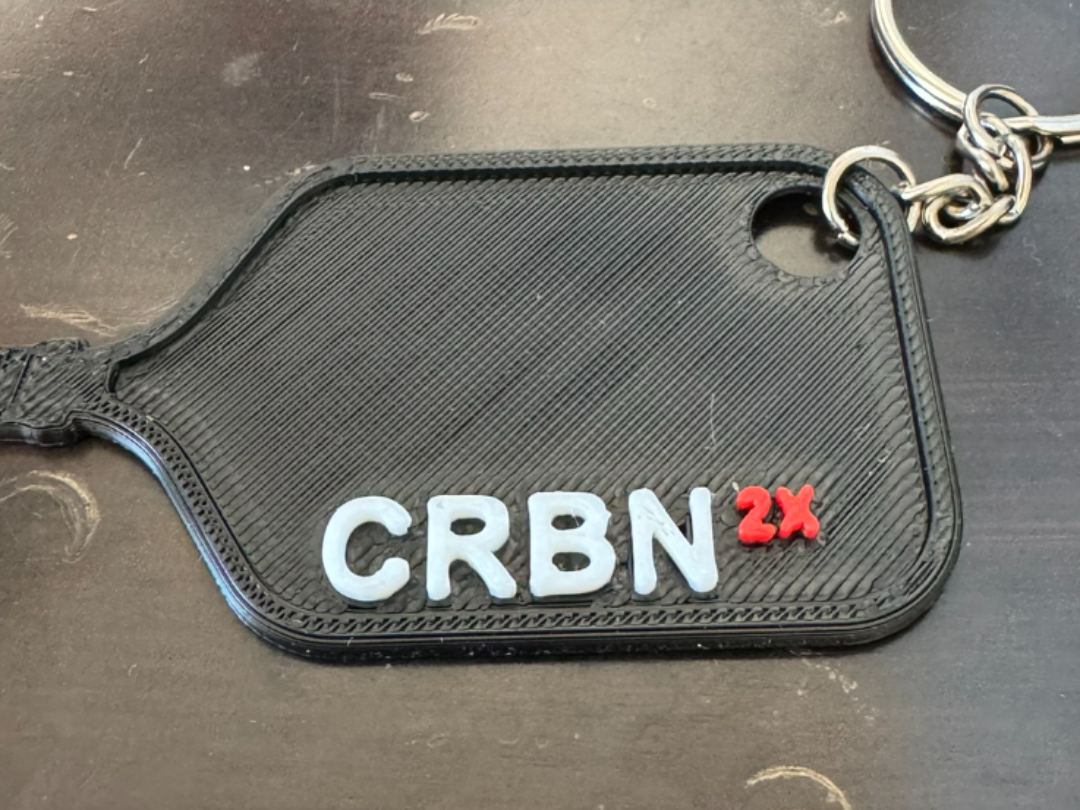 CRBN Paddle Keychain