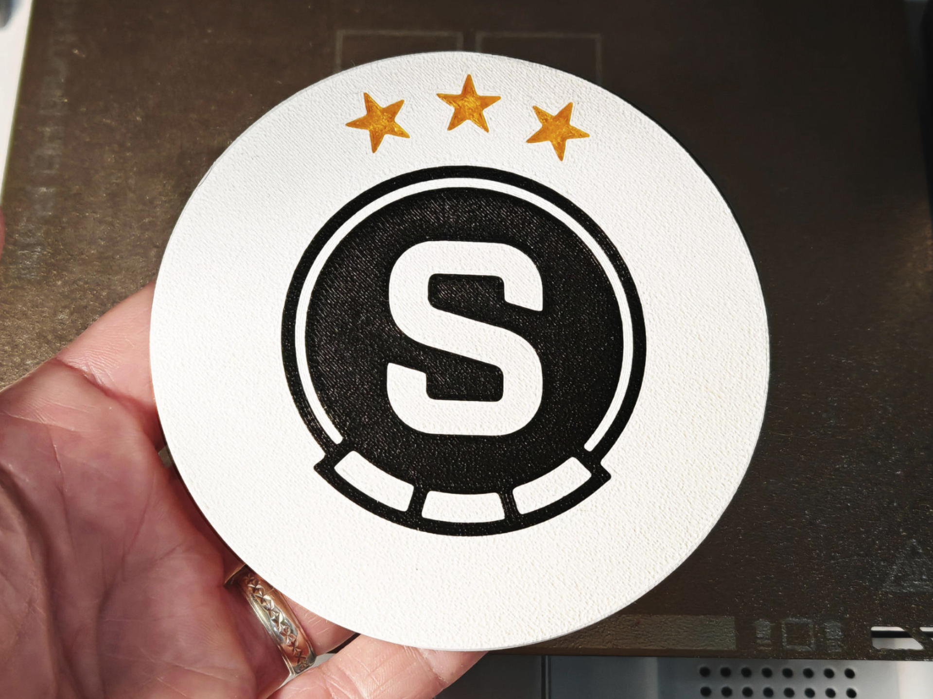 Coaster AC Sparta Praha - new club logo