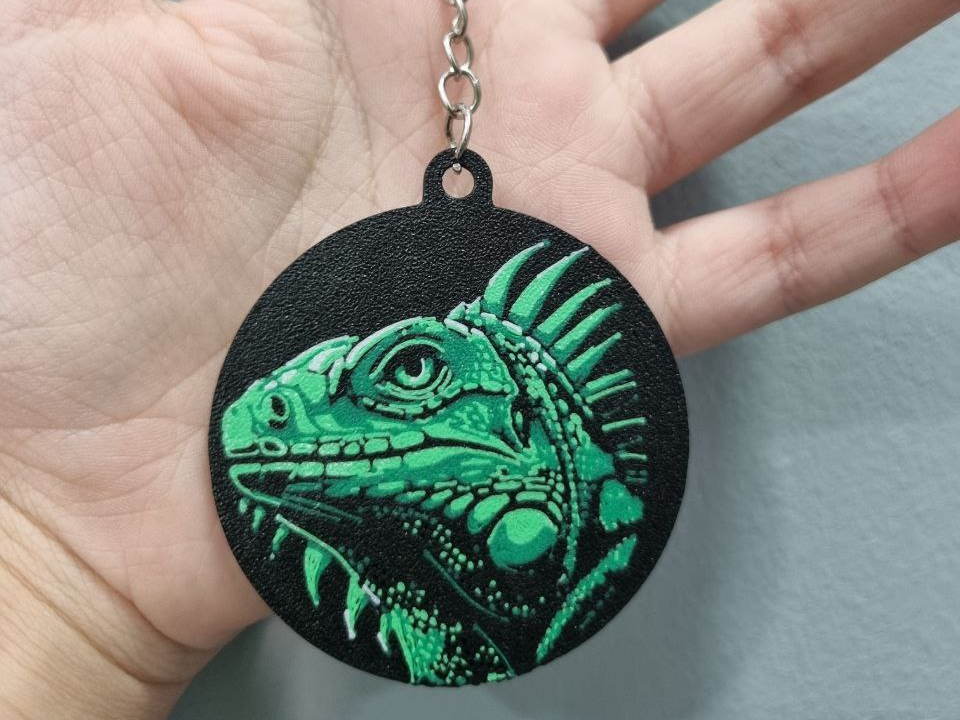 Keychain iguana