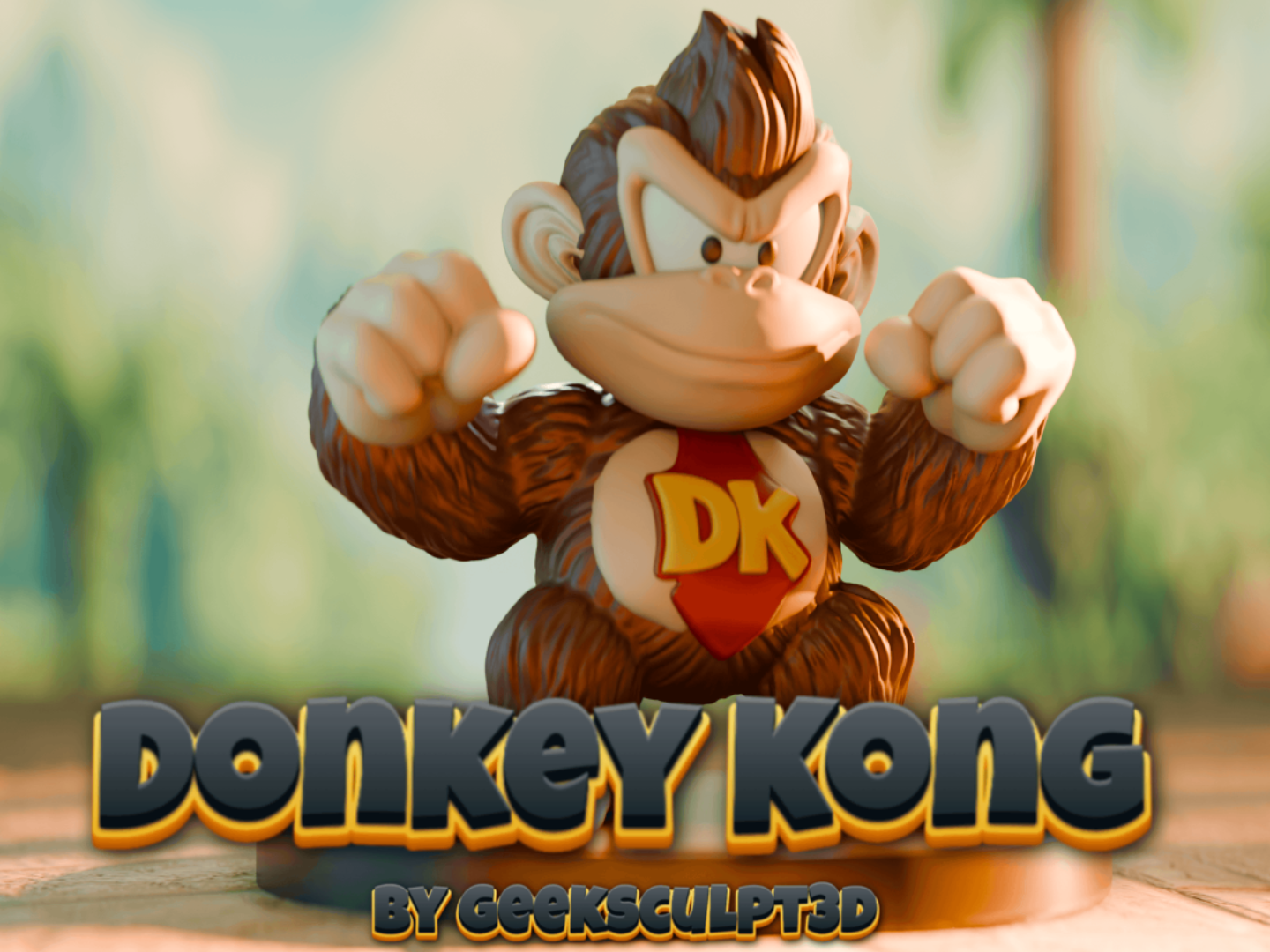 Donkey Kong Figurine - Iconic Nintendo Character