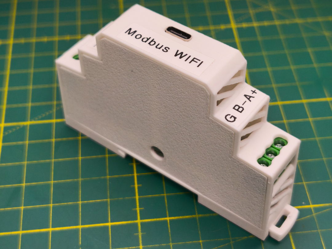 ESP32 DIN‑Rail Gehäuse mit RS485/Modbus