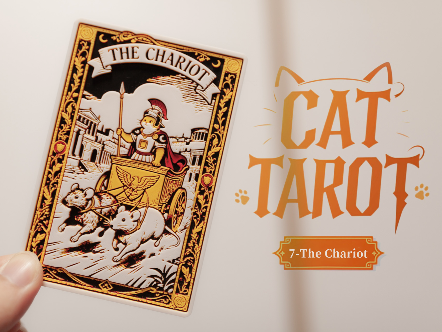 Cat tarot-7-The Chariot