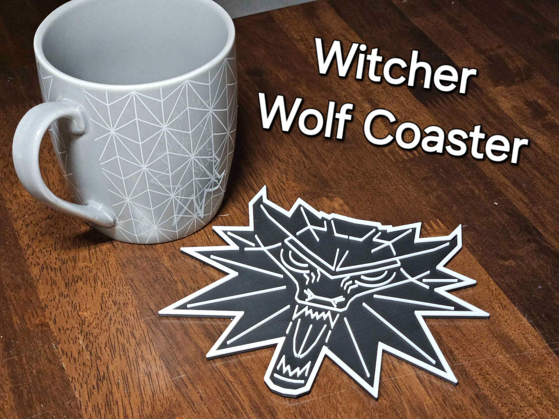 Witcher Wolf School Coaster