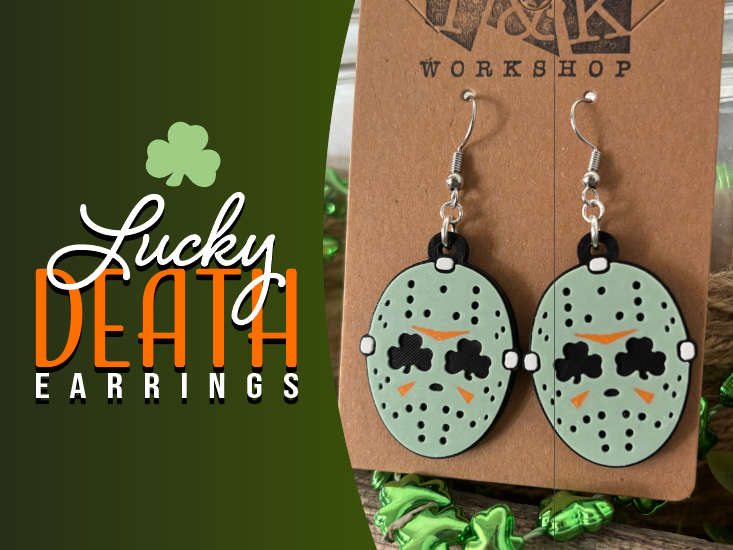 Lucky Death Earrings