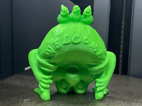 Frog Statue - Welcome!