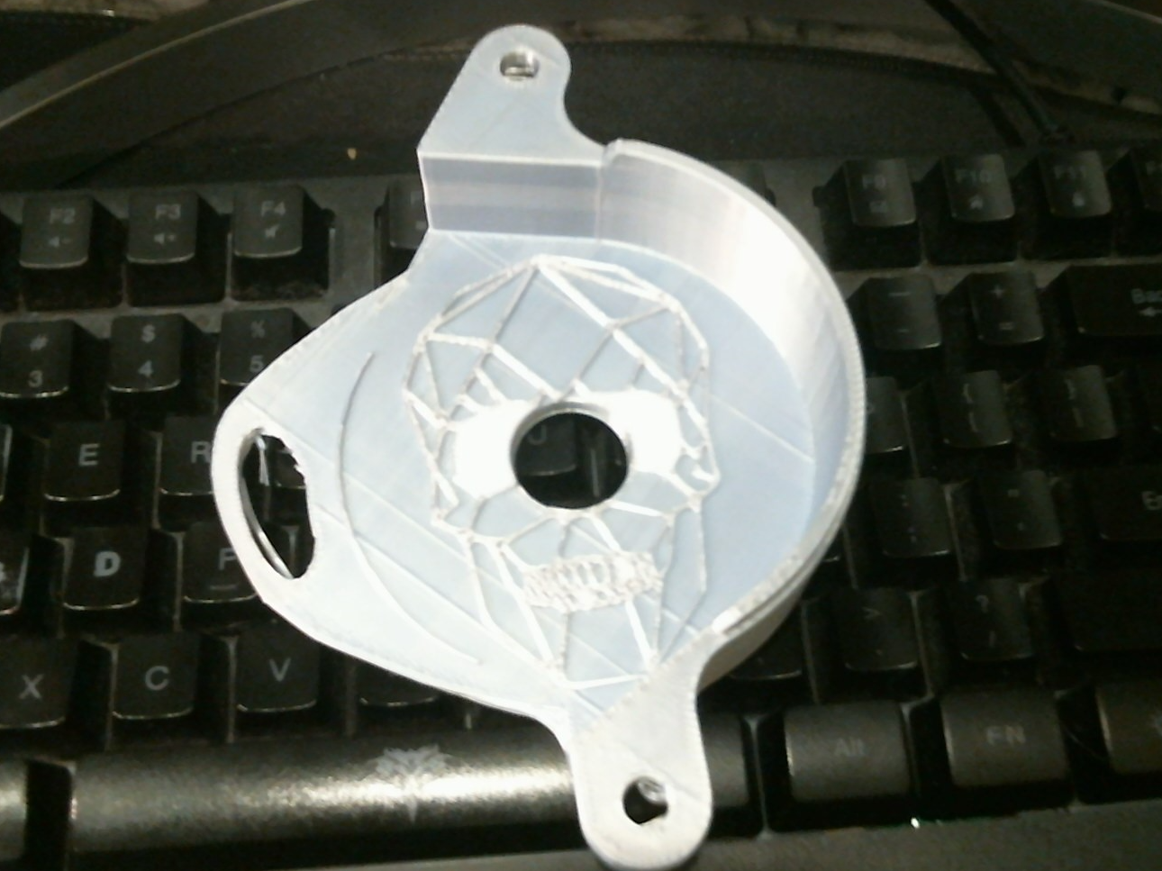 surron motor cover: skull design v2