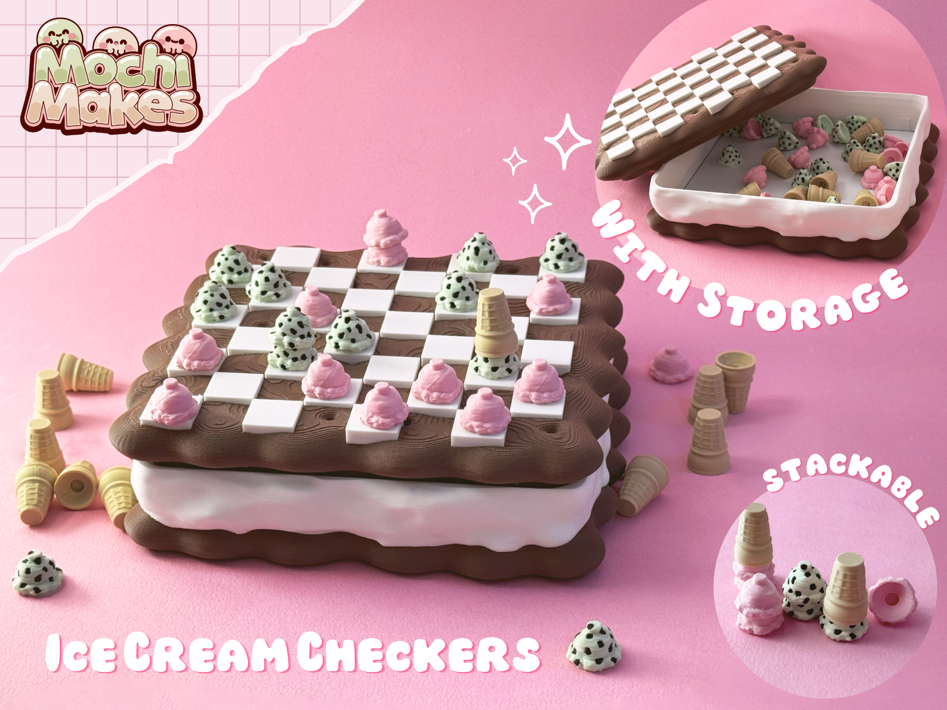Ice Cream Checkers