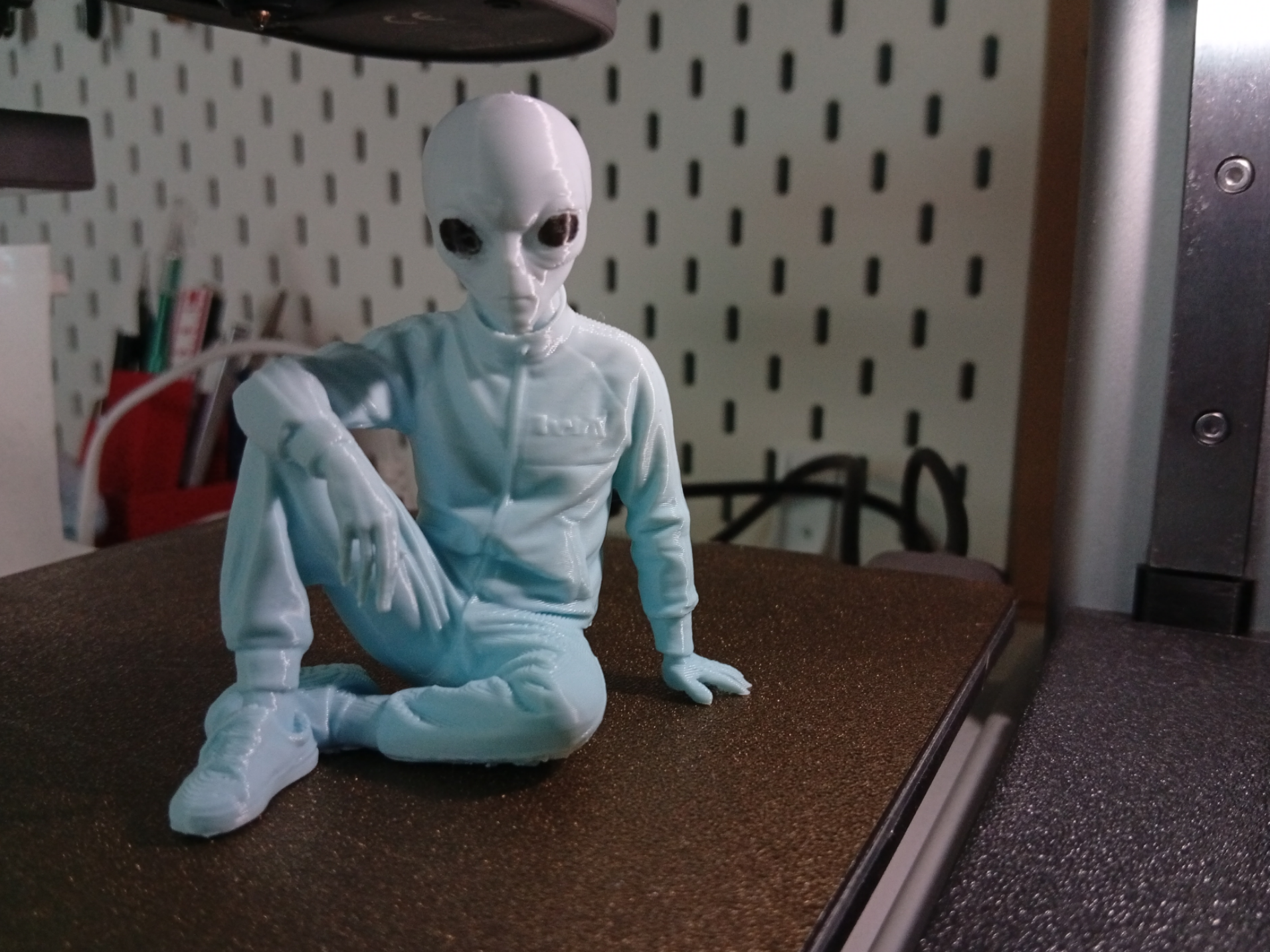 Sitting Slavic Alien