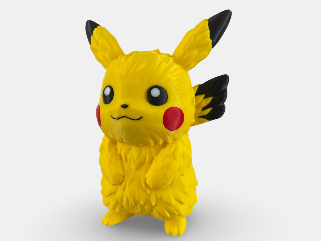 Pikachu realistic with fur