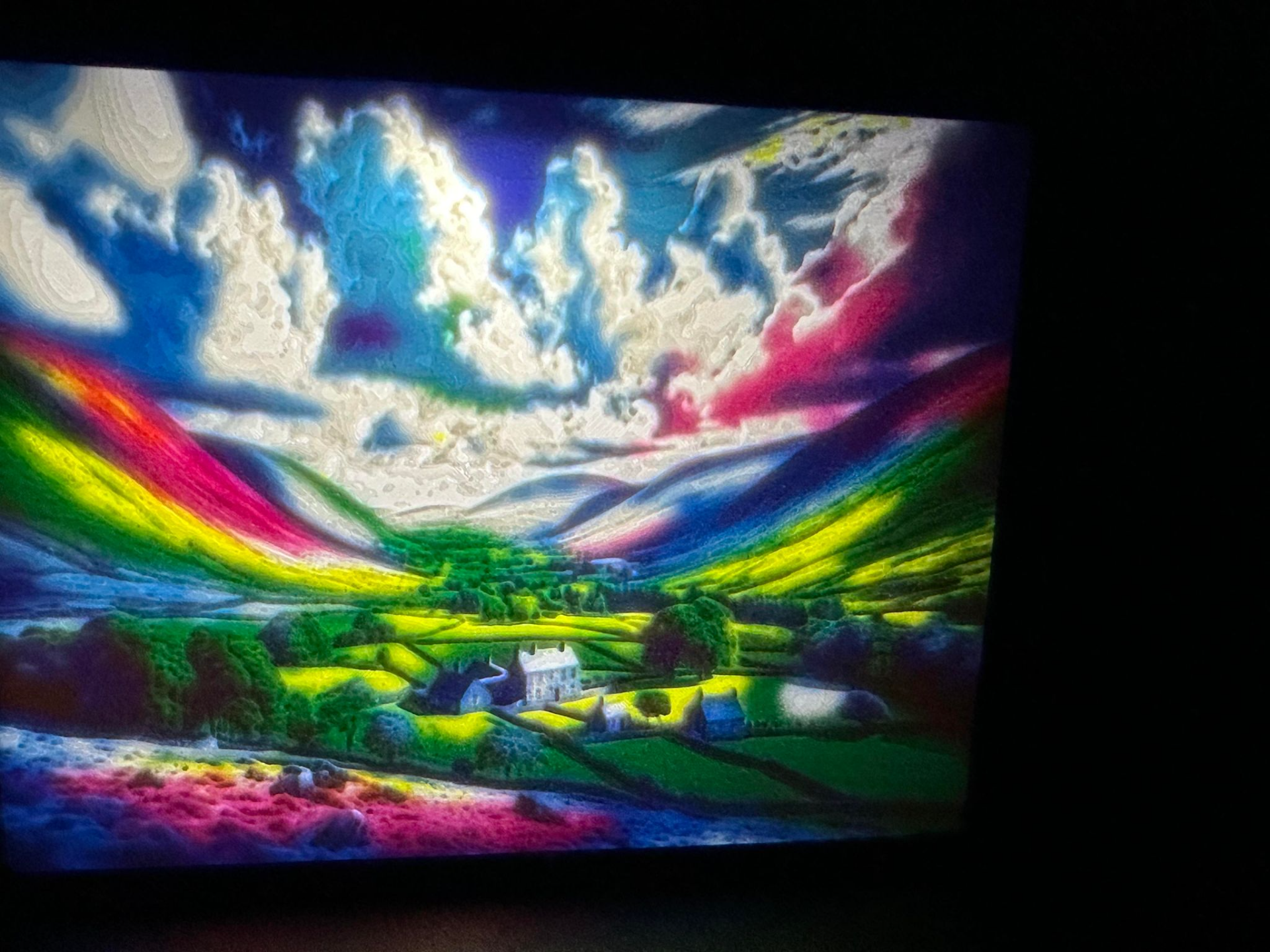 Ireland's rolling hills Lithophane