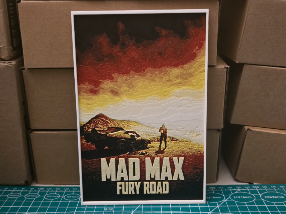 Mad Max Fury Road Movie Poster - Hueforge Art