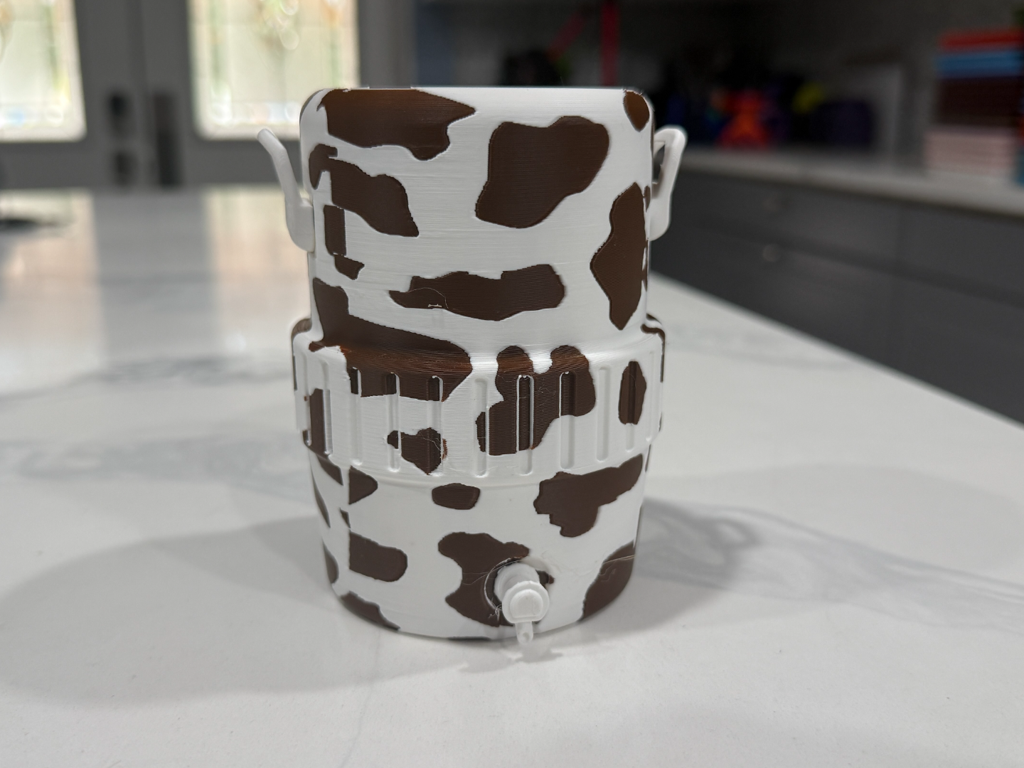 Moo Cow Print_Can_Koozie