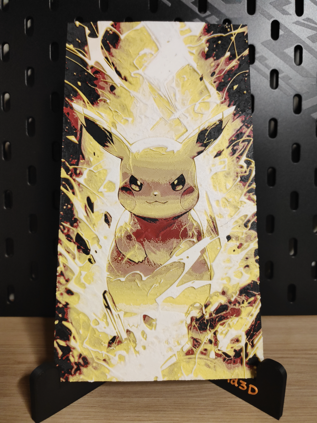 Pikachu LightningBolt (Filament Painting) HueForge
