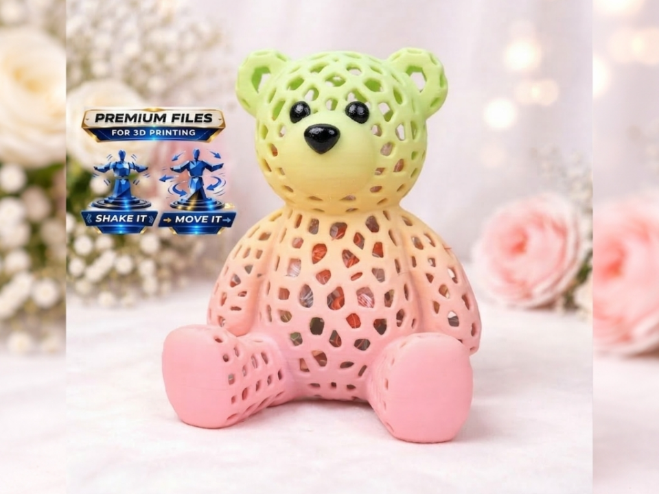 Poop Teddy , reuse your filament poop