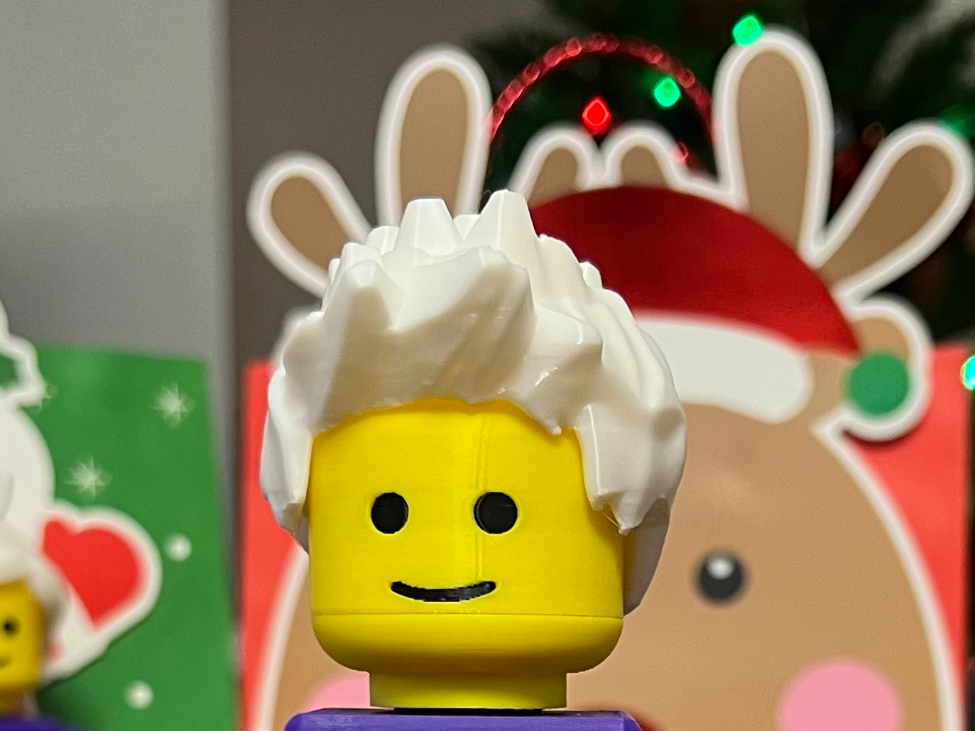 Large brick person head for AMS