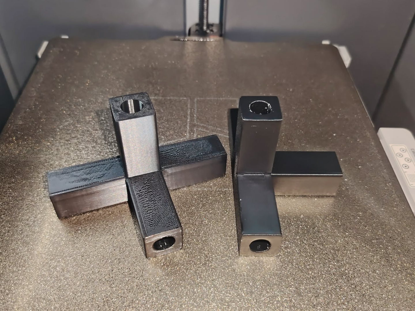 4 Way Square Tube Connector – ABS